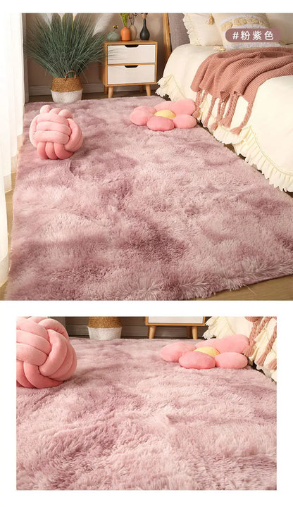 Fluffy Shaggy Area Rug 160x230cm – Soft Non-Slip Carpet for Bedroom & Living Room