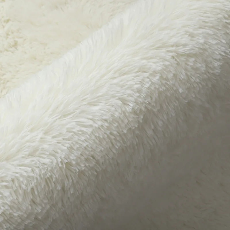 Fluffy Shaggy Area Rug 160x230cm – Soft Non-Slip Carpet for Bedroom & Living Room