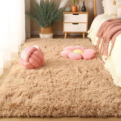 Fluffy Shaggy Area Rug 160x230cm – Soft Non-Slip Carpet for Bedroom & Living Room