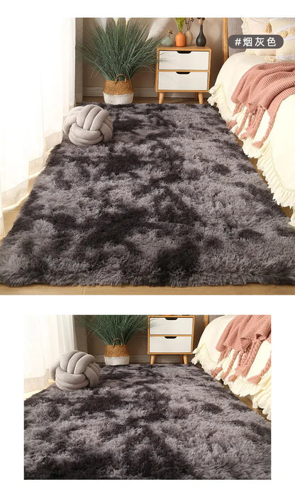 Fluffy Shaggy Area Rug 160x230cm – Soft Non-Slip Carpet for Bedroom & Living Room