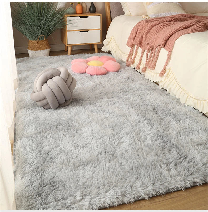 Fluffy Shaggy Area Rug 160x230cm – Soft Non-Slip Carpet for Bedroom & Living Room