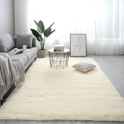 Fluffy Shaggy Area Rug 160x230cm – Soft Non-Slip Carpet for Bedroom & Living Room