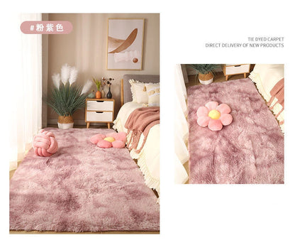 Fluffy Shaggy Area Rug 160x230cm – Soft Non-Slip Carpet for Bedroom & Living Room