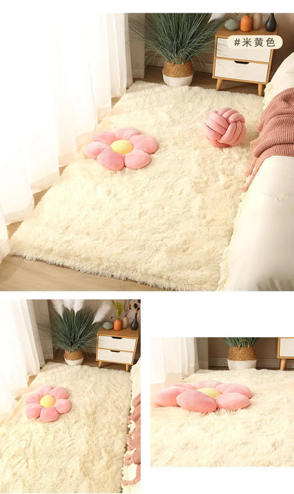 Fluffy Shaggy Area Rug 160x230cm – Soft Non-Slip Carpet for Bedroom & Living Room