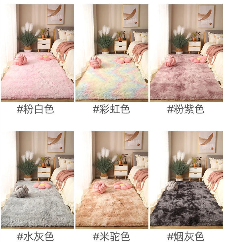 Fluffy Shaggy Area Rug 160x230cm – Soft Non-Slip Carpet for Bedroom & Living Room