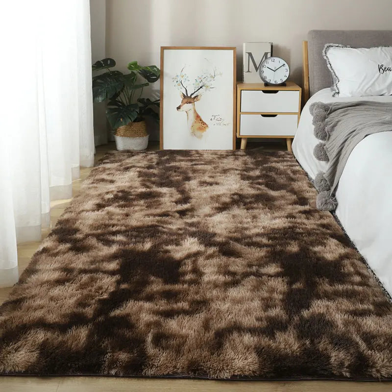 Fluffy Shaggy Area Rug 160x230cm – Soft Non-Slip Carpet for Bedroom & Living Room