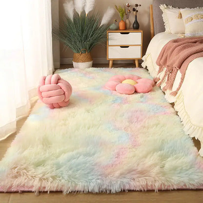 Fluffy Shaggy Area Rug 160x230cm – Soft Non-Slip Carpet for Bedroom & Living Room