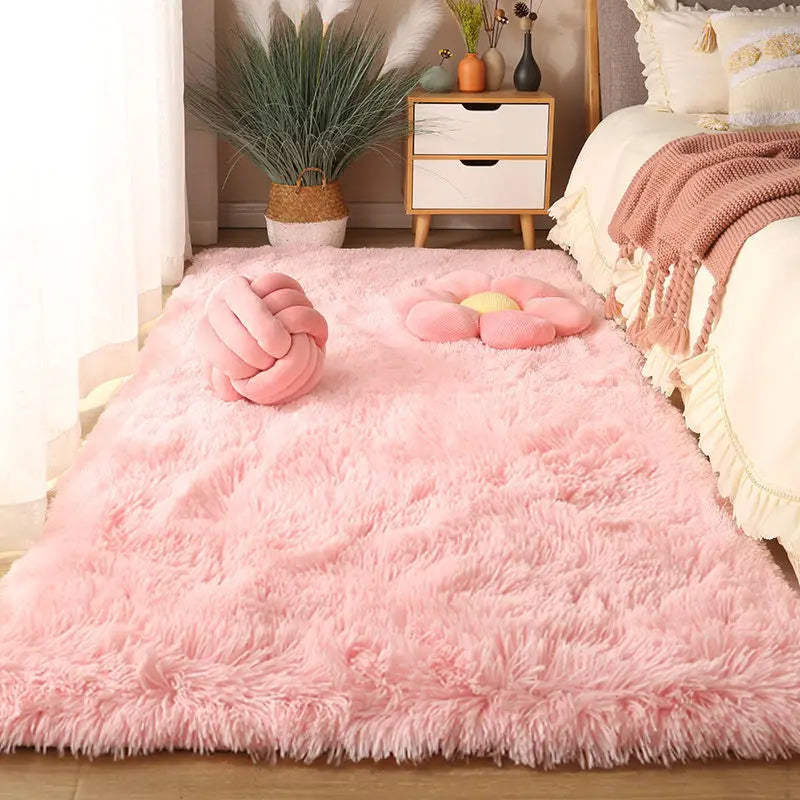 Fluffy Shaggy Area Rug 160x230cm – Soft Non-Slip Carpet for Bedroom & Living Room