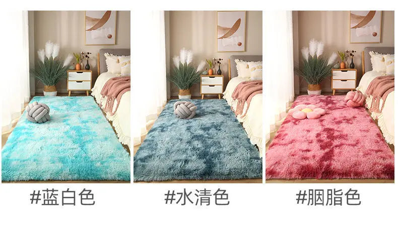 Fluffy Shaggy Area Rug 160x230cm – Soft Non-Slip Carpet for Bedroom & Living Room