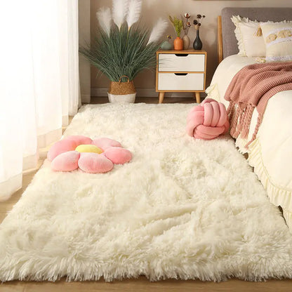 Fluffy Shaggy Area Rug 160x230cm – Soft Non-Slip Carpet for Bedroom & Living Room