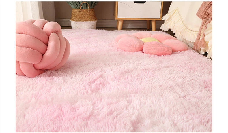 Fluffy Shaggy Area Rug 160x230cm – Soft Non-Slip Carpet for Bedroom & Living Room