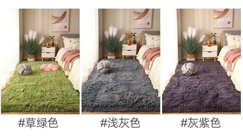 Fluffy Shaggy Area Rug 160x230cm – Soft Non-Slip Carpet for Bedroom & Living Room
