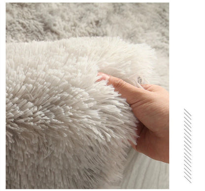 Fluffy Shaggy Area Rug 160x230cm – Soft Non-Slip Carpet for Bedroom & Living Room
