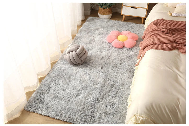 Fluffy Shaggy Area Rug 160x230cm – Soft Non-Slip Carpet for Bedroom & Living Room