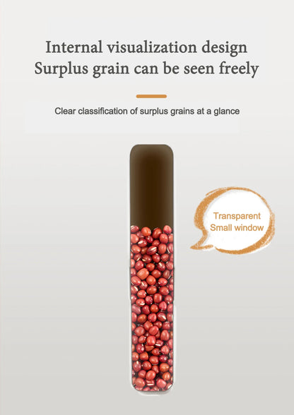 5/10kg Airtight Rice Storage Container with Measuring Cup – Moisture & Insect Proof Grain Dispenser