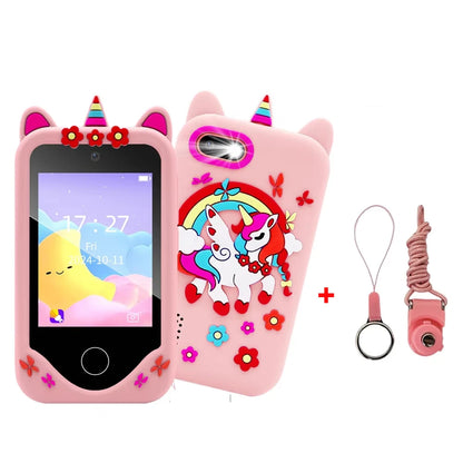 New Kids Smart Phone Children Toy Mini Smart Phone Toys 28 Games Dual Camera Music Video Player Boys Girls Birthday Gifts