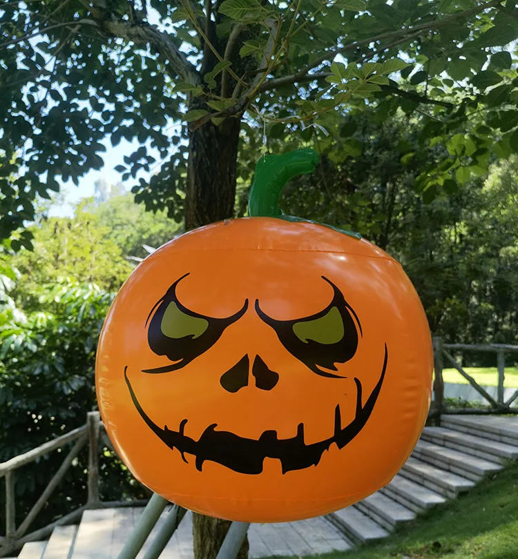 Halloween Inflatable Pumpkin Ball PVC Hanging Large Balloons for Bar Haunted House Shopping Mall Outdoor Yard Party Decoration