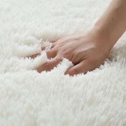 Fluffy Shaggy Area Rug 160x230cm – Soft Non-Slip Carpet for Bedroom & Living Room