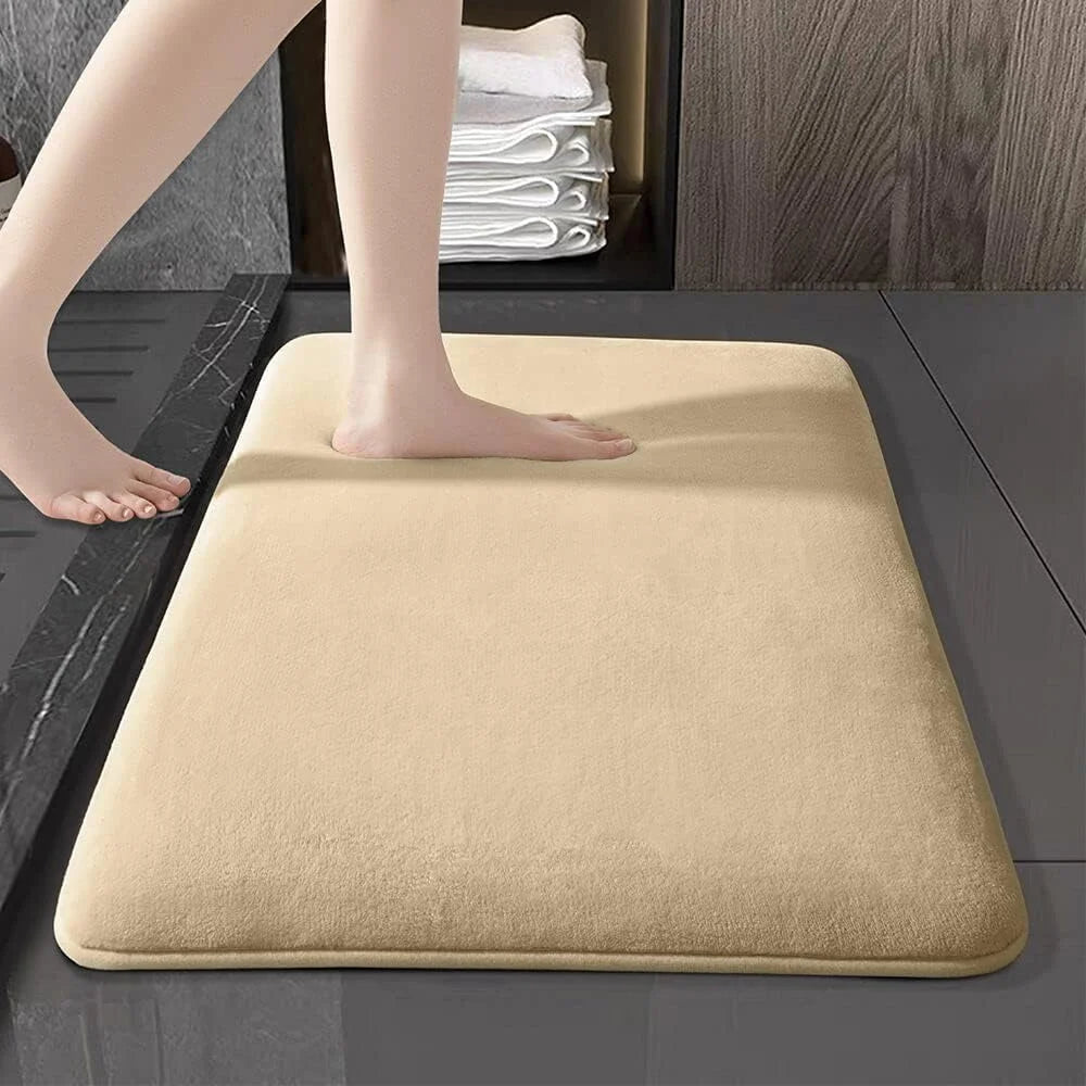 Super Absorbent Bathroom Floor Mat – Quick-Dry Non-Slip Bath & Door Mat