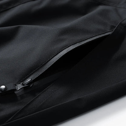 Waterproof Jacket Men Outdoor Softshell Zip Up Hooded Jacket Windbreaker Hiking Camping Coats Lightweight Spring Autumn Coats
