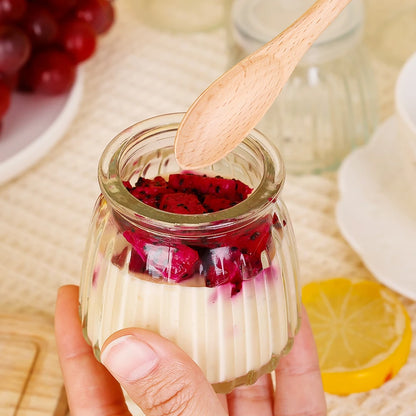 Mini Glass Food Storage Bottles with Lids