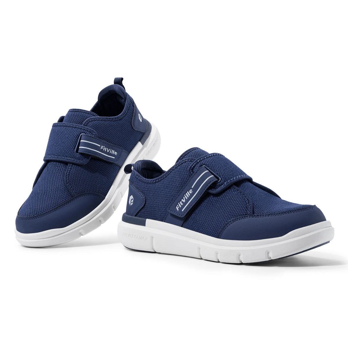 FitVille Diabetic Shoes for Men Extra Wide Hook