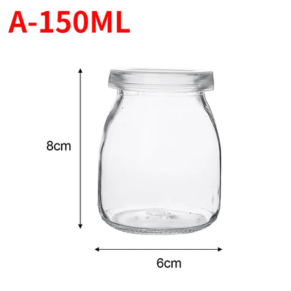 Mini Glass Food Storage Bottles with Lids