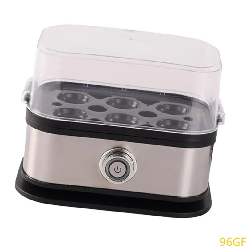 Space Saving Eggs Boiler 200W Automatic Cooker 6 Eggs Capacity Electric Steamer Multi Functional Kitchen Appliance