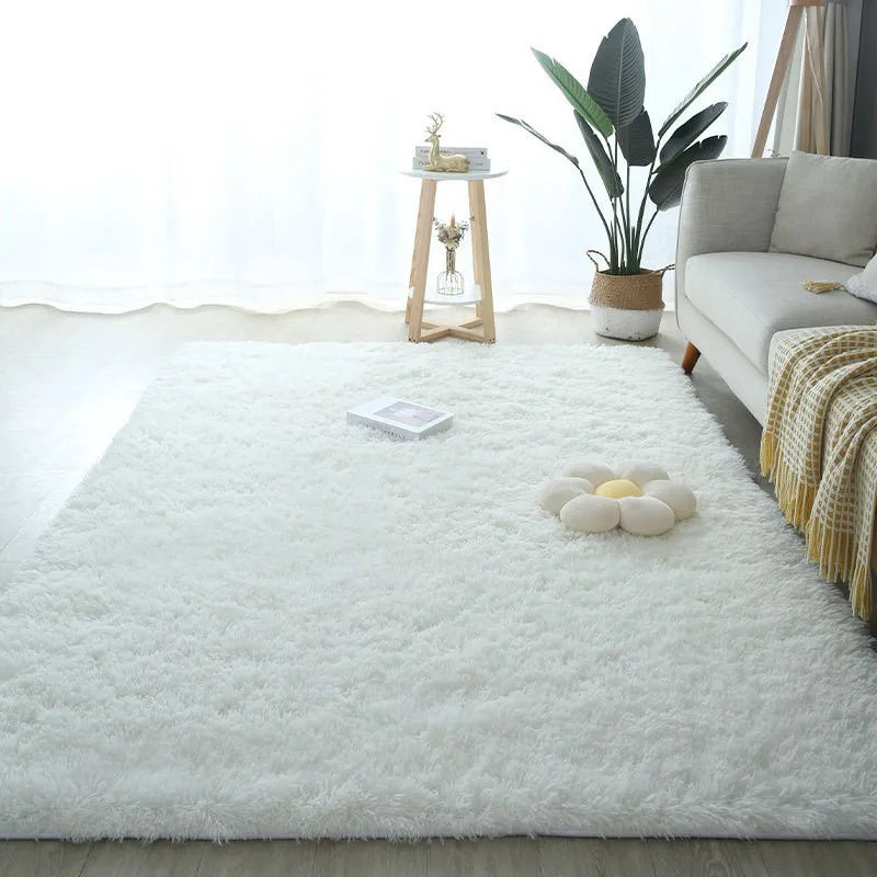 Fluffy Shaggy Area Rug 160x230cm – Soft Non-Slip Carpet for Bedroom & Living Room