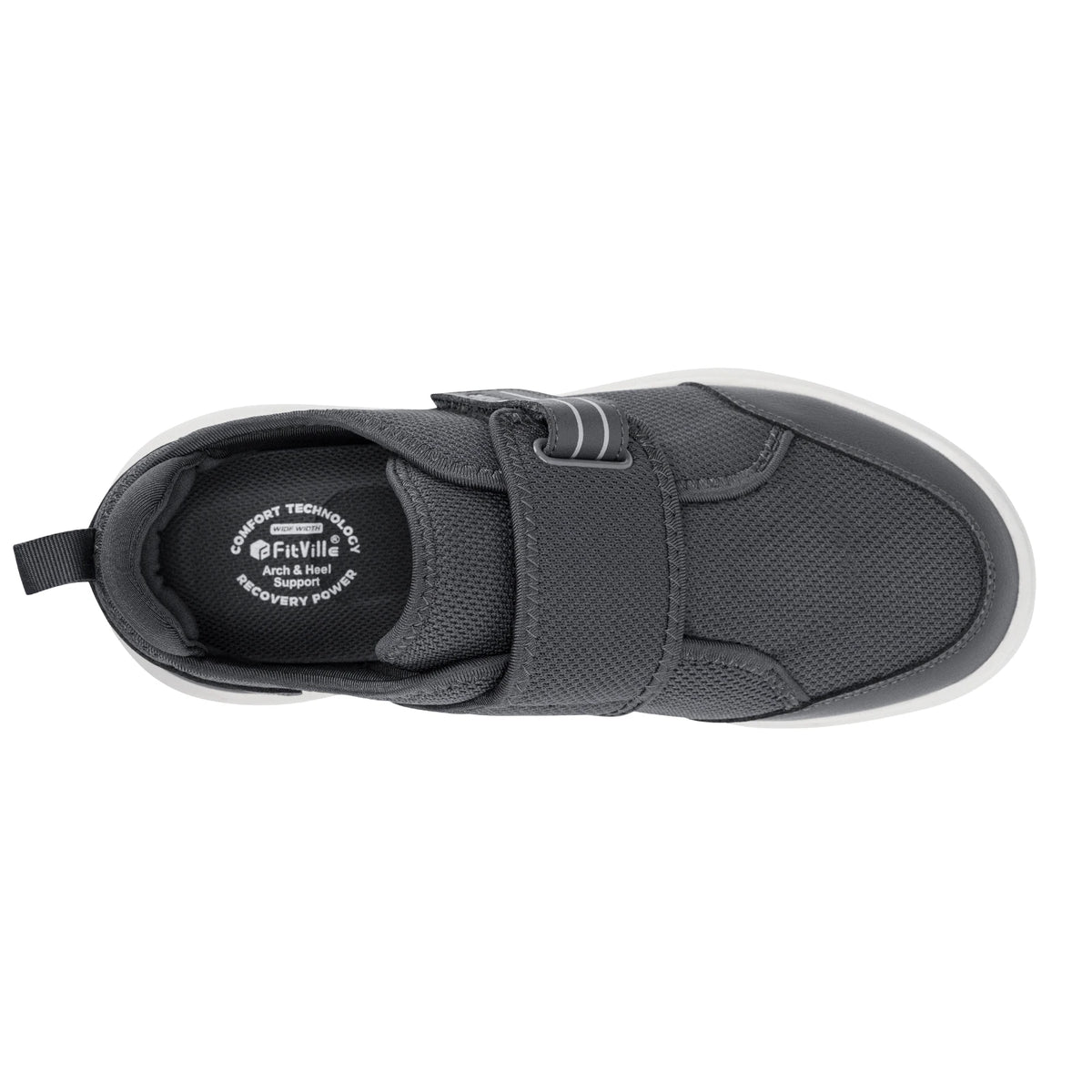 FitVille Diabetic Shoes for Men Extra Wide Hook
