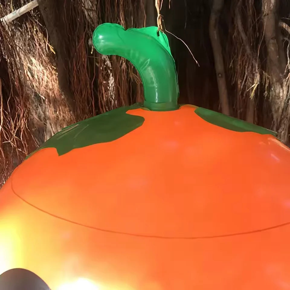Halloween Inflatable Pumpkin Ball PVC Hanging Large Balloons for Bar Haunted House Shopping Mall Outdoor Yard Party Decoration