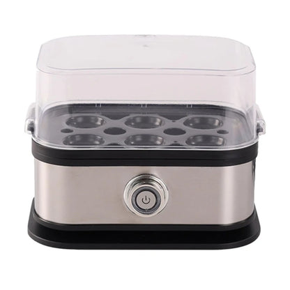 Space Saving Eggs Boiler 200W Automatic Cooker 6 Eggs Capacity Electric Steamer Multi Functional Kitchen Appliance