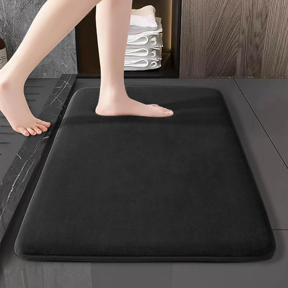 Super Absorbent Bathroom Floor Mat – Quick-Dry Non-Slip Bath & Door Mat