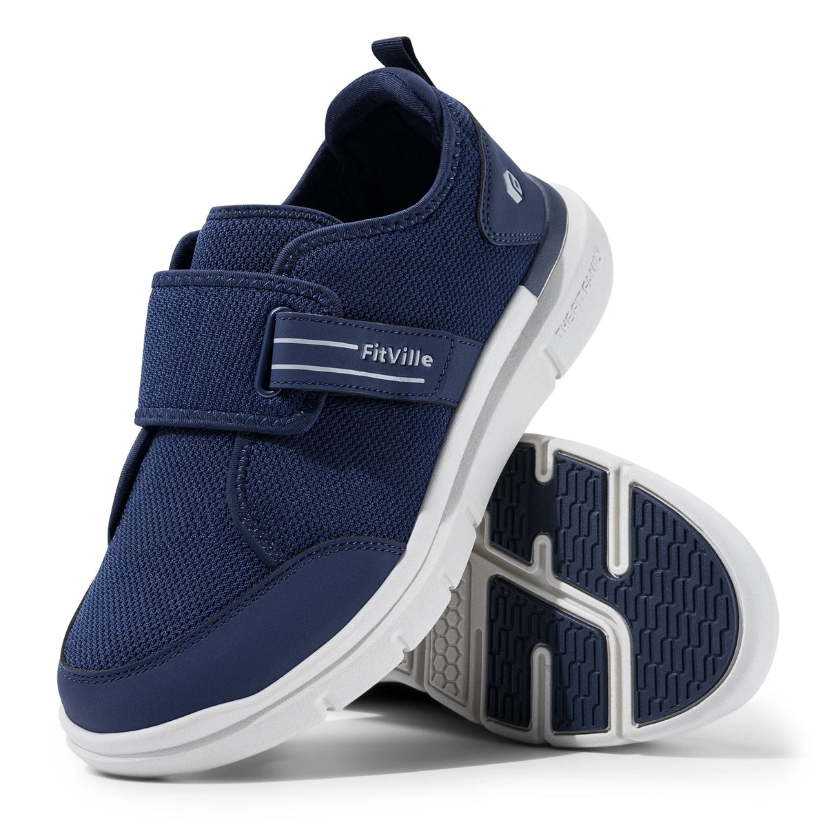 FitVille Diabetic Shoes for Men Extra Wide Hook
