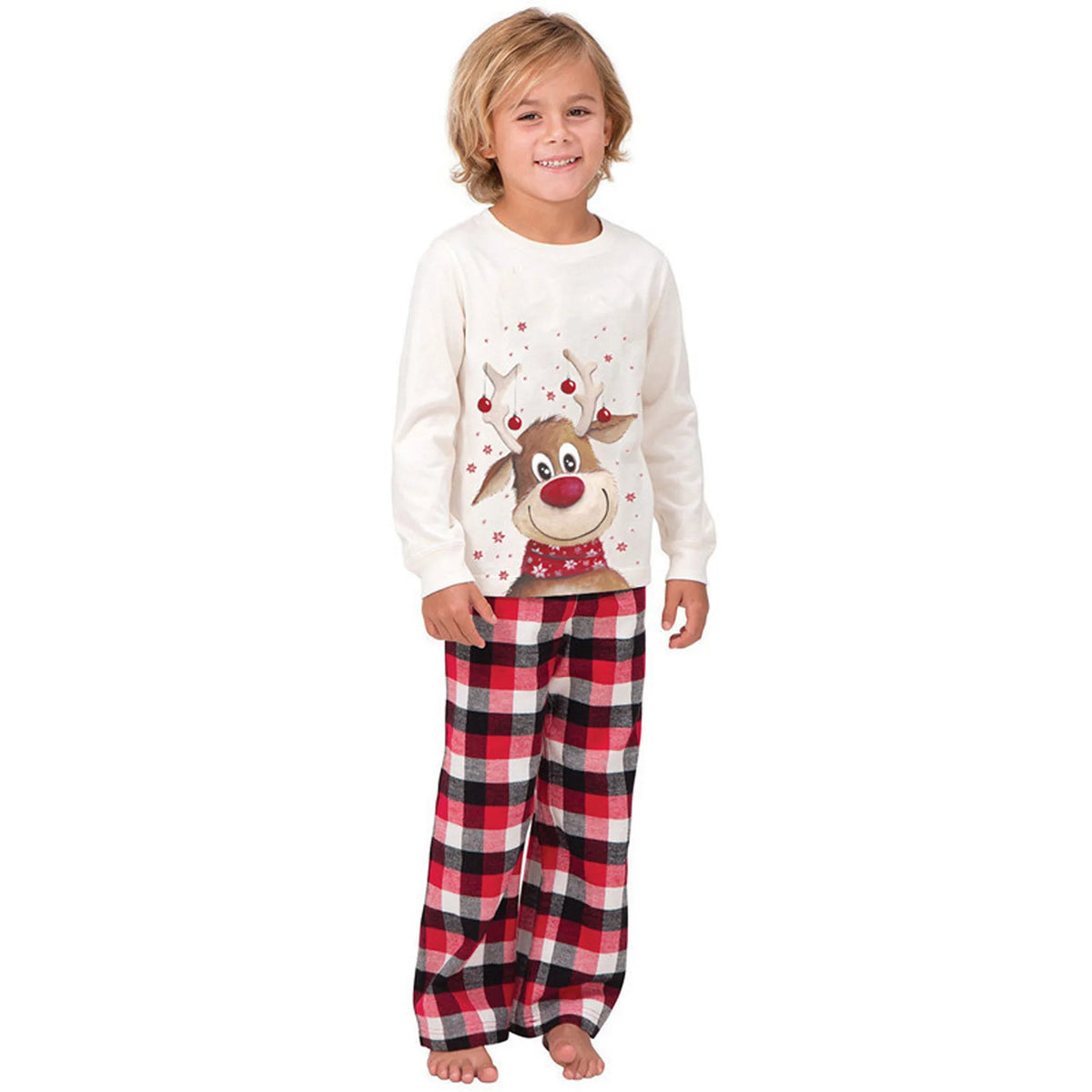 Family Matching Clothes Christmas Pajamas 2026 Mother Kids Baby Pyjamas Set Look Sleepwear Mother And Daughter Father Son Outfit