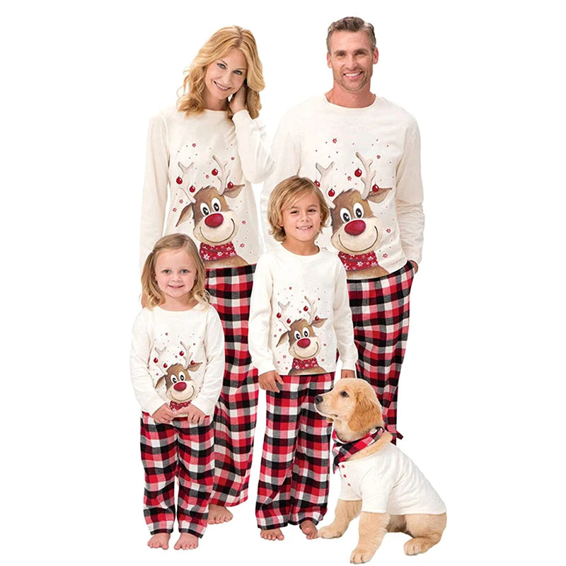Family Matching Clothes Christmas Pajamas 2026 Mother Kids Baby Pyjamas Set Look Sleepwear Mother And Daughter Father Son Outfit