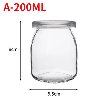 Mini Glass Food Storage Bottles with Lids