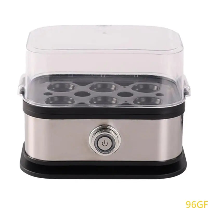 Space Saving Eggs Boiler 200W Automatic Cooker 6 Eggs Capacity Electric Steamer Multi Functional Kitchen Appliance