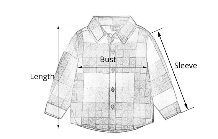 New Children's Clothes  Kids Shirts With Collar Boys' Cotton Long Sleeved Baby Clothing Casual Top Plaid Blouse for Boys 2-7Y