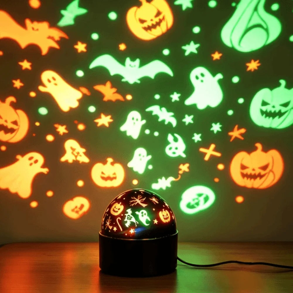 Color-changing Moon Galaxy Projector Light USB Plug-and-Play Christmas Tree RGB Projector Lamp Mini Flashing Light Effect