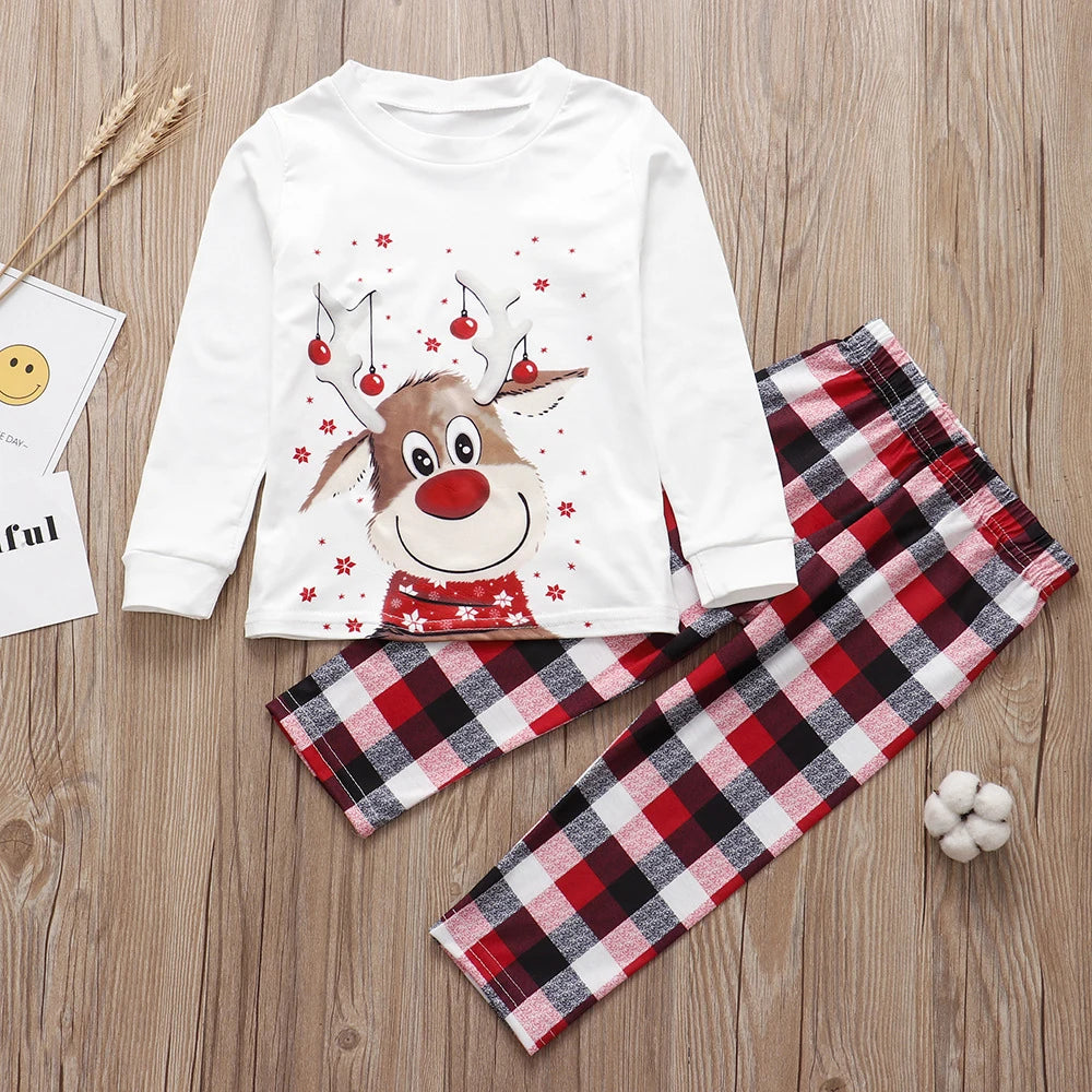 Family Matching Clothes Christmas Pajamas 2026 Mother Kids Baby Pyjamas Set Look Sleepwear Mother And Daughter Father Son Outfit