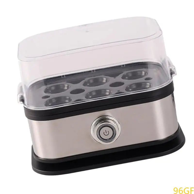 Space Saving Eggs Boiler 200W Automatic Cooker 6 Eggs Capacity Electric Steamer Multi Functional Kitchen Appliance