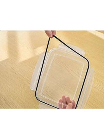 6-Piece Refrigerator Food Storage Container Set with Drain Basket – Sealed Fruit & Vegetable Boxes