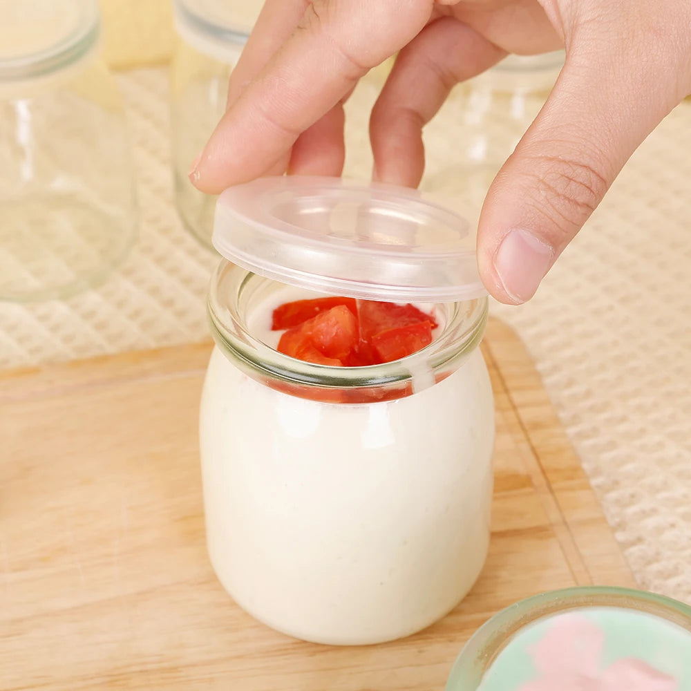 Mini Glass Food Storage Bottles with Lids