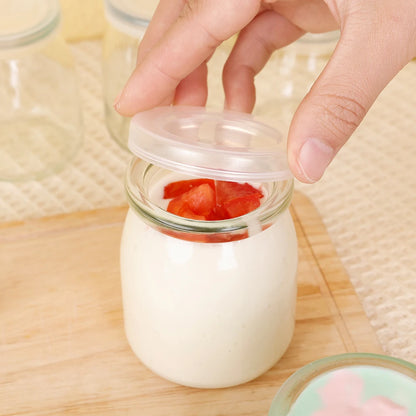 Mini Glass Food Storage Bottles with Lids