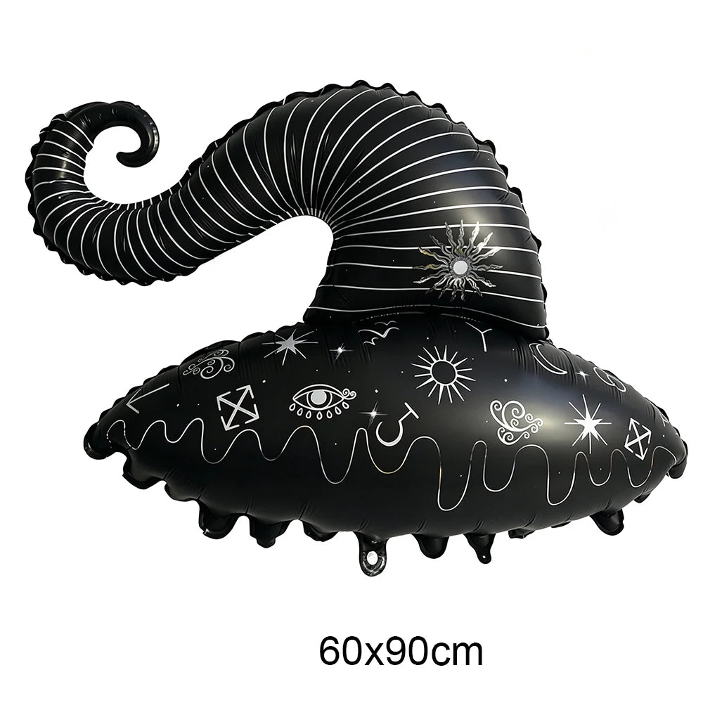 Halloween Standing Pumpkin Balloons Inflatable Pumpkin Aluminum Foil Balloon Halloween Indoor Outdoor Party Decorations Supplies