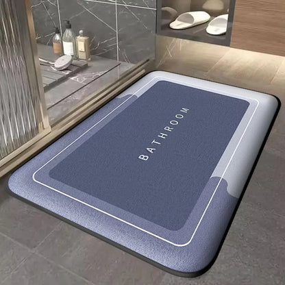Thick Absorbent Bathroom Mat – Quick-Dry Non-Slip Floor & Entryway Mat
