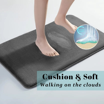 Super Absorbent Bathroom Floor Mat – Quick-Dry Non-Slip Bath & Door Mat