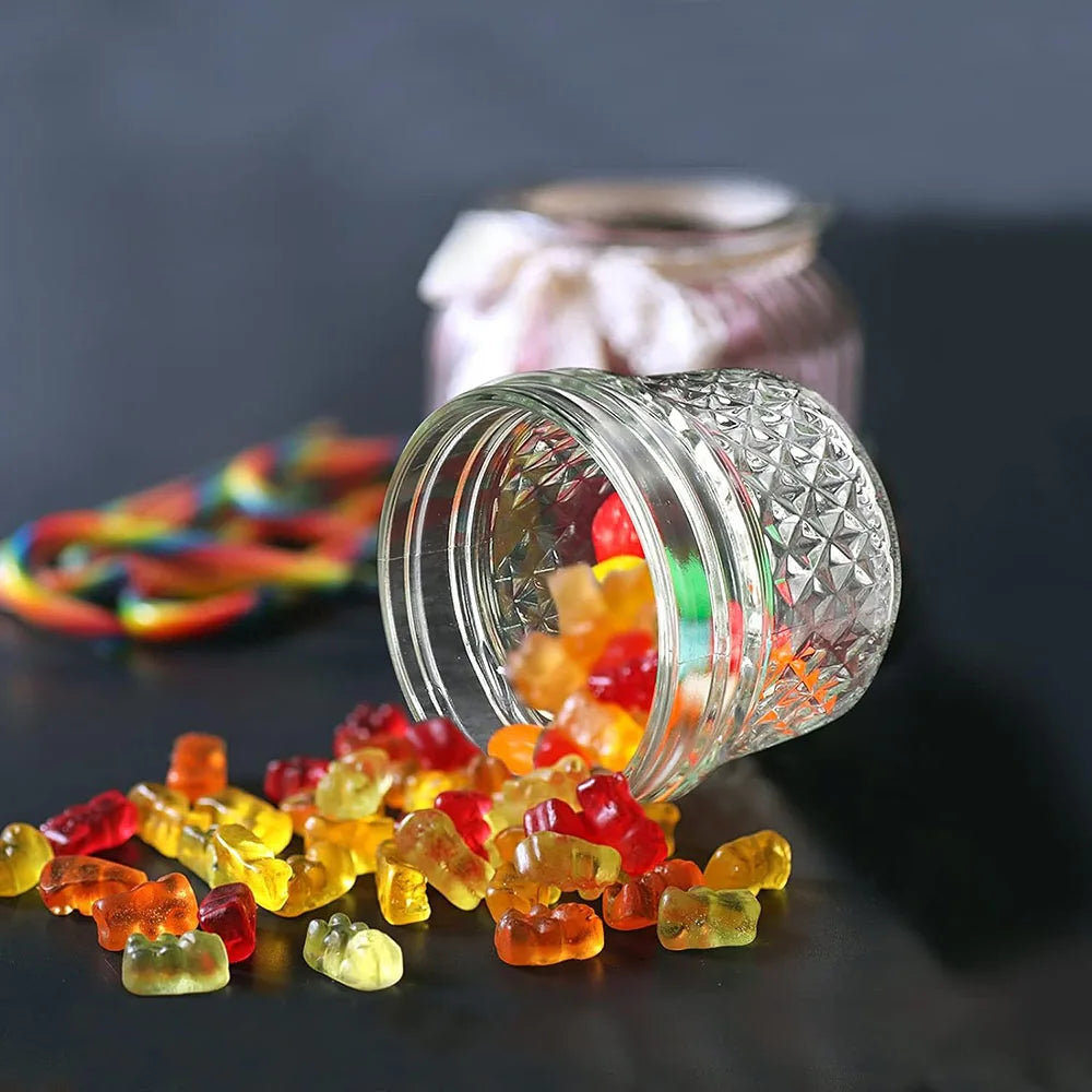 4oz (100ml) Mini Glass Mason Jars with Separable Lids