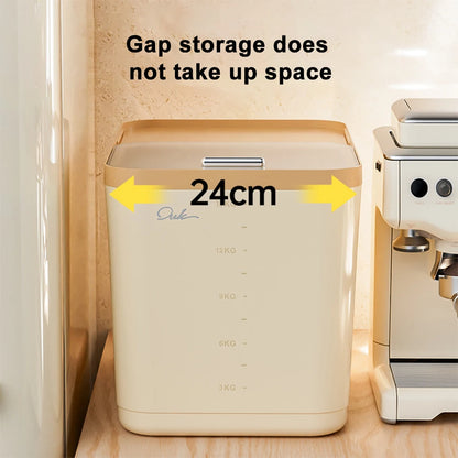 5/10/15kg Rice Storage Container with Airtight Lid – Moisture & Insect Proof Grain Box